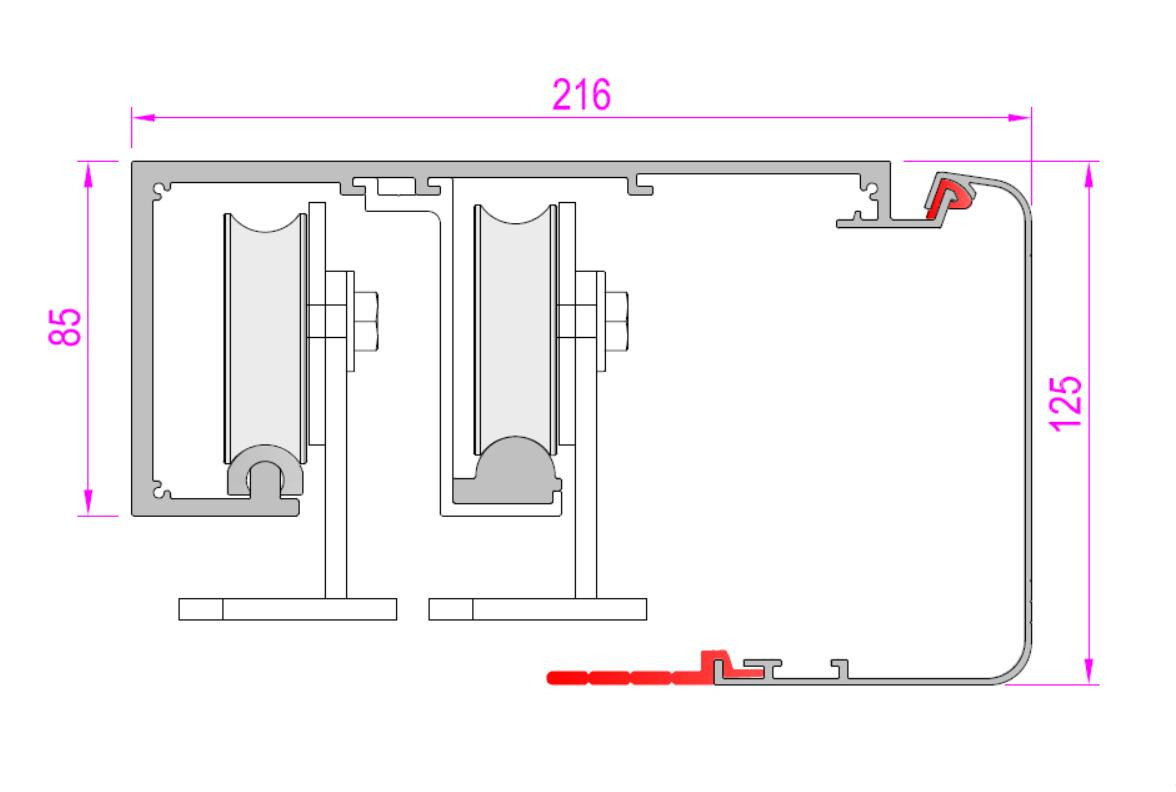 FLUO-SLT TELESCOPIC, короб 4400 мм FLUO-SLT TELESCOPIC, короб 4400 мм